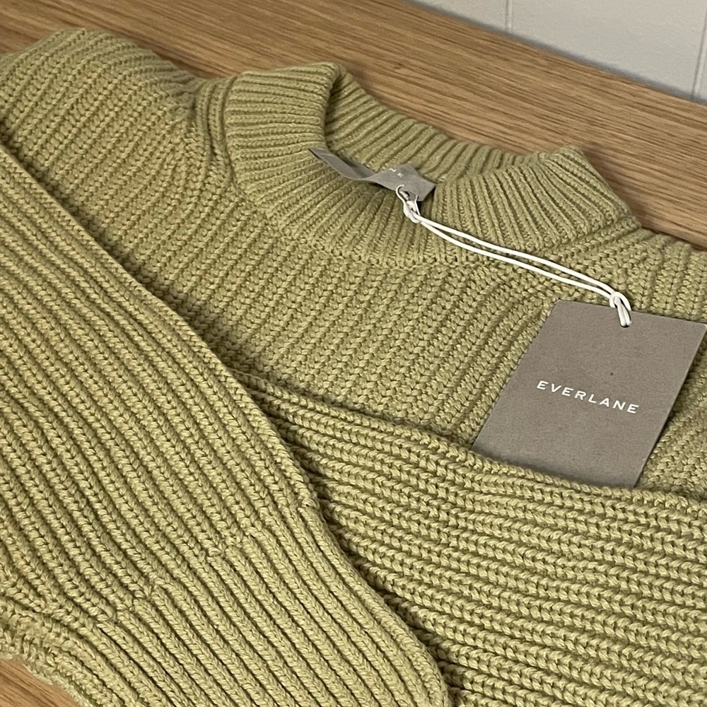 Everlane texture cotton crew Sage